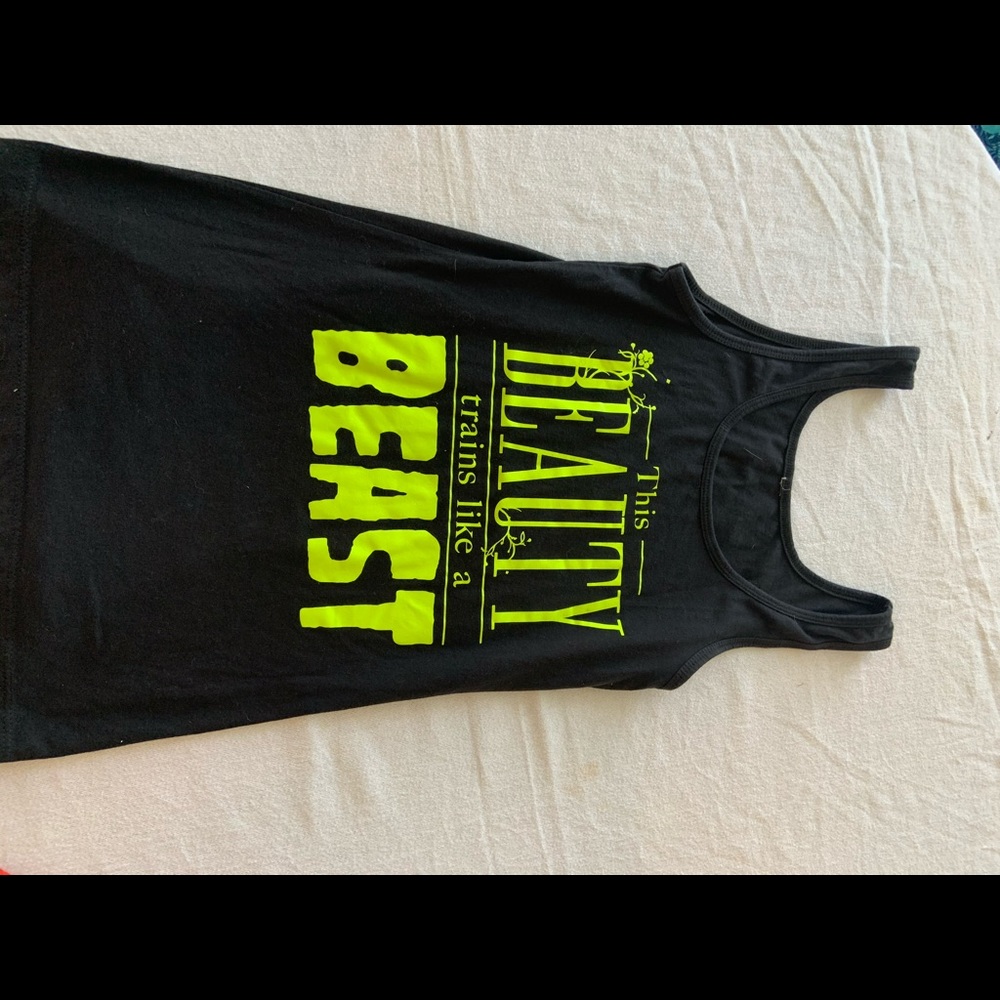 Ladies black tank